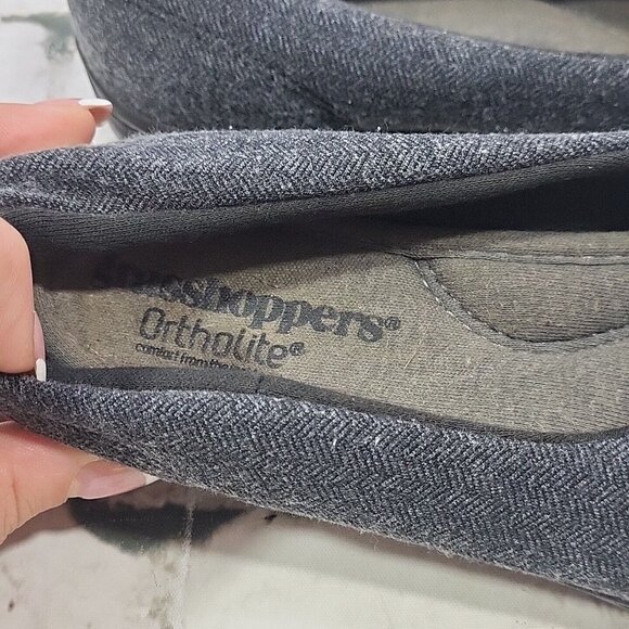 Grasshoppers Ortholite Flats Shoes Gray Womens Sz 7.5 - Picture 11 of 12